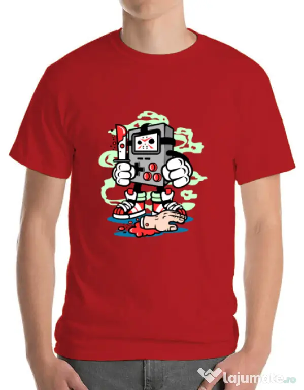 Tricou ADLER barbat Gamers Killer Rosu