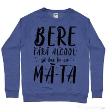 Bluza ADLER barbat Bere fara alcool Albastru melanj