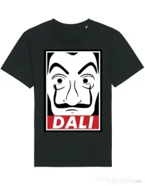 Tricou STANLEY STELLA barbat Dali mask Negru