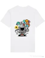 Tricou STANLEY STELLA barbat Gift From Outer Space Alb