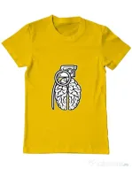 Tricou ADLER barbat Grenade Brain Galben