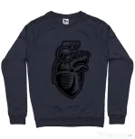 Bluza ADLER barbat Grenade Heart Denim inchis