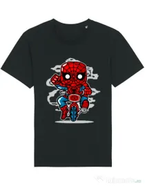 Tricou STANLEY STELLA barbat Spidey Minibike Negru