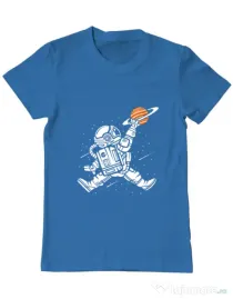 Tricou ADLER barbat Space Jump Albastru azuriu