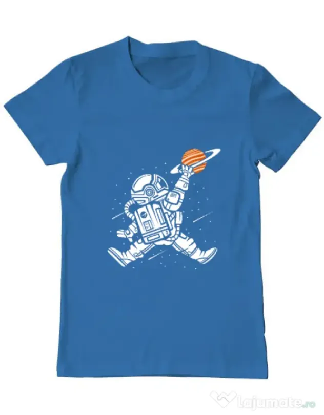 Tricou ADLER barbat Space Jump Albastru azuriu