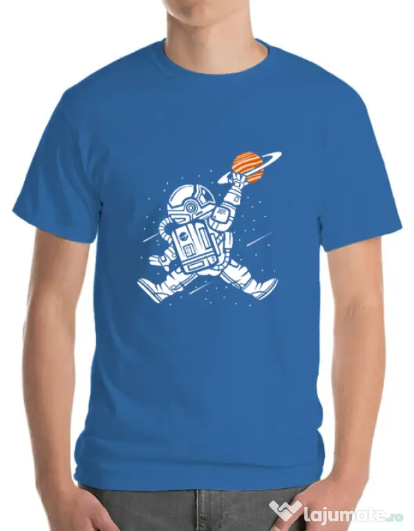 Tricou ADLER barbat Space Jump Albastru azuriu