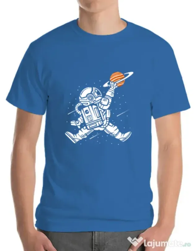 Tricou ADLER barbat Space Jump Albastru azuriu