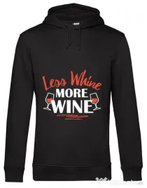 Hoodie barbat cu gluga More wine Negru
