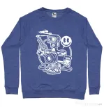Bluza ADLER barbat Shooter Albastru melanj