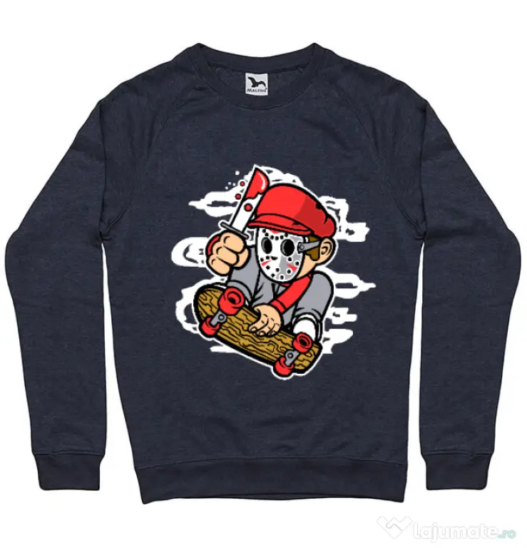 Bluza ADLER barbat Killer Skater Denim inchis