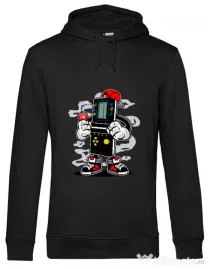 Hoodie barbat cu gluga Brick Gamers Negru
