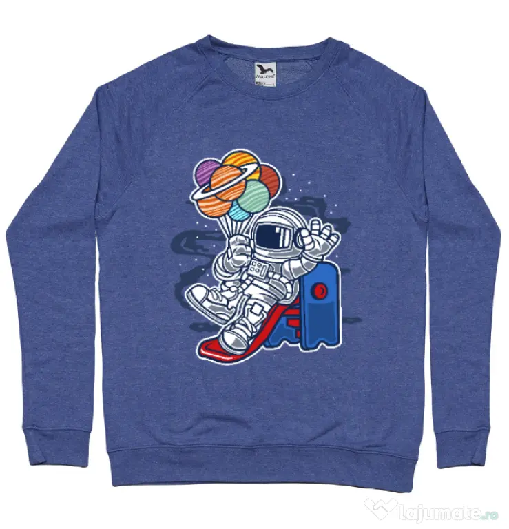 Bluza ADLER barbat Space Slider Albastru melanj