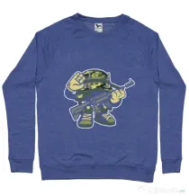 Bluza ADLER barbat Soldier Albastru melanj