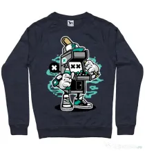 Bluza ADLER barbat Game On 2 Denim inchis