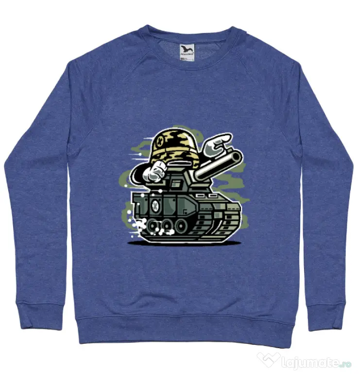 Bluza ADLER barbat War Tank Albastru melanj