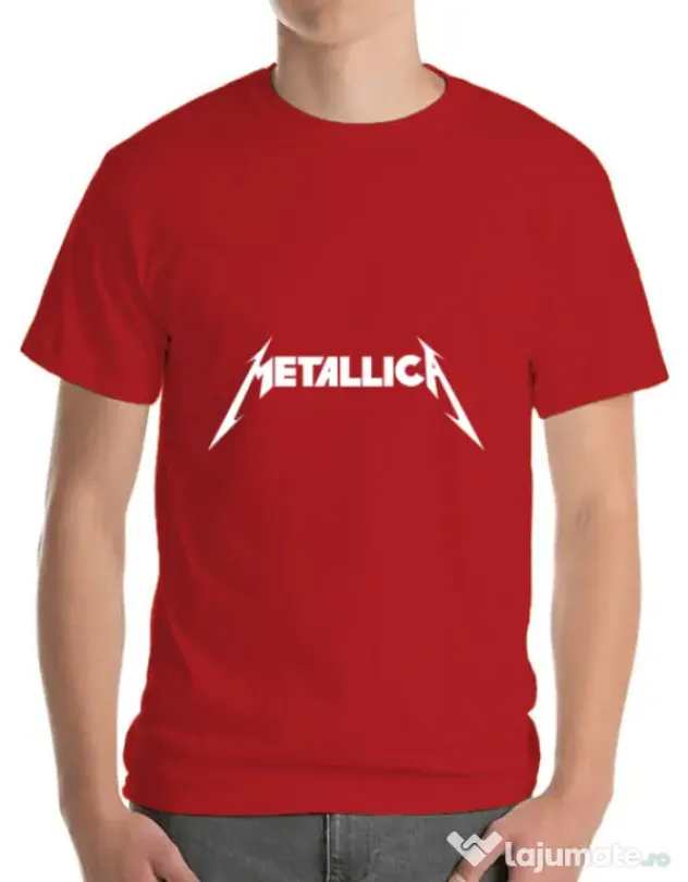 Tricou ADLER barbat Metallica Rosu