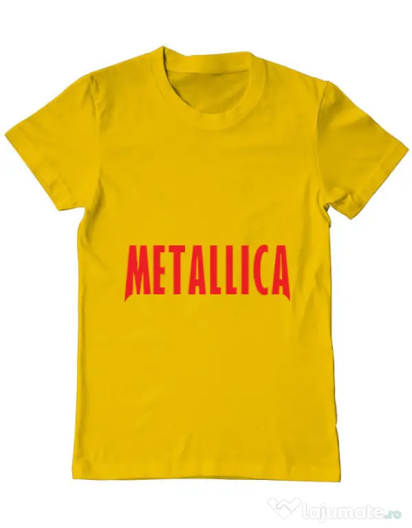 Tricou ADLER barbat Metallica 2 Galben