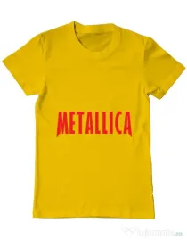 Tricou ADLER barbat Metallica 2 Galben