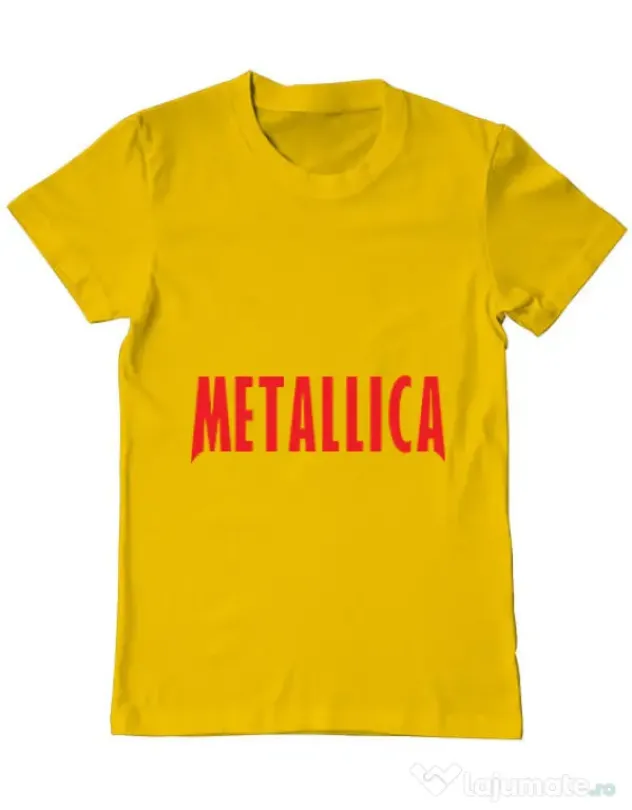 Tricou ADLER barbat Metallica 2 Galben
