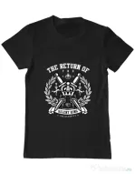 Tricou ADLER barbat Crown Negru