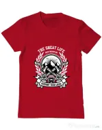 Tricou ADLER barbat Axe Rosu