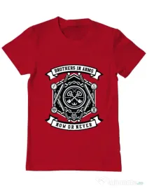 Tricou ADLER barbat Keys Rosu