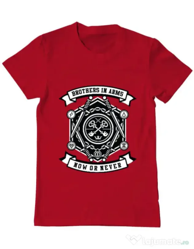 Tricou ADLER barbat Keys Rosu