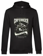 Hoodie barbat cu gluga Speed of Caferacer Negru