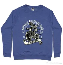 Bluza ADLER barbat Lets Ride Bike Albastru melanj