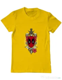 Tricou ADLER barbat Hard To Kill Galben