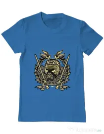 Tricou ADLER barbat Destiny Fulfilled Albastru azuriu