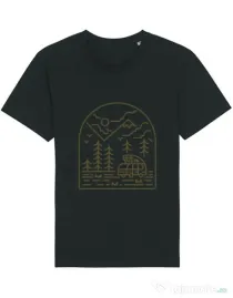 Tricou STANLEY STELLA barbat Into the Mountain Negru