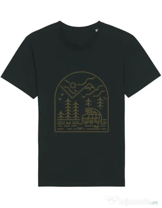 Tricou STANLEY STELLA barbat Into the Mountain Negru