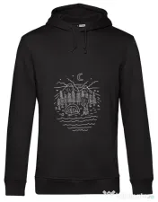 Hoodie barbat cu gluga The Great Outdoors Negru 