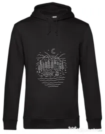 Hoodie barbat cu gluga The Great Outdoors Negru