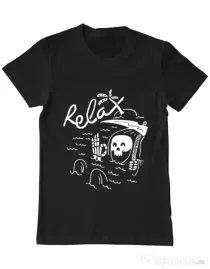 Tricou ADLER barbat Relax Negru
