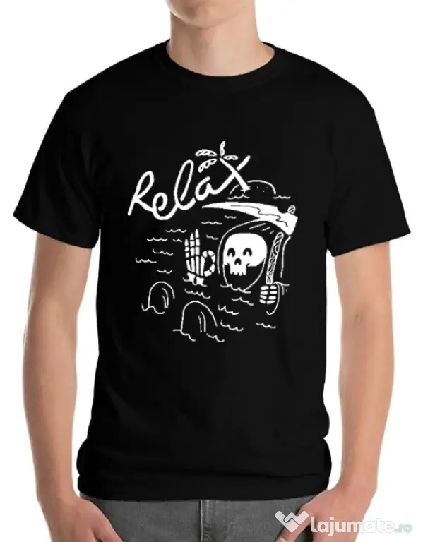 Tricou ADLER barbat Relax Negru
