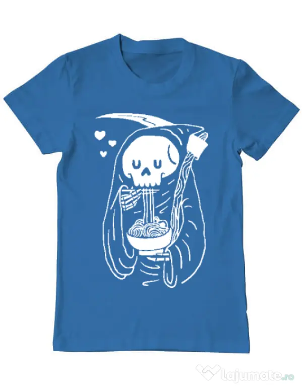 Tricou ADLER barbat Ramen Reaper Albastru azuriu