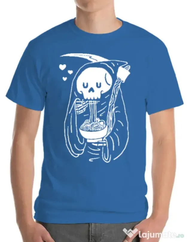 Tricou ADLER barbat Ramen Reaper Albastru azuriu