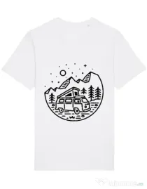 Tricou STANLEY STELLA barbat Go Outdoor Alb