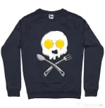 Bluza ADLER barbat Eggskull Denim inchis