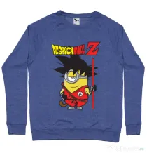 Bluza ADLER barbat Despicaball Z Son Goku Albastru melanj