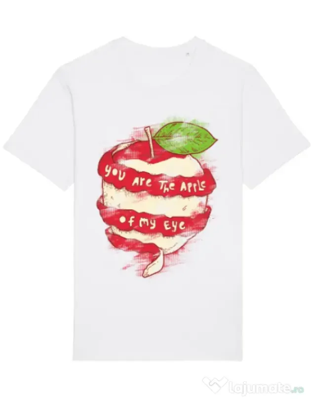 Tricou STANLEY STELLA barbat You are the apple of my eye Alb