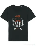 Tricou STANLEY STELLA barbat Keep smile everyday Negru