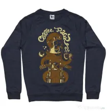 Bluza ADLER barbat Coffee Racer Denim inchis