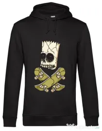 Hoodie barbat cu gluga Death of Skateboarder Negru