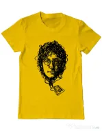 Tricou ADLER barbat Imagine Cassette Galben