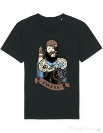 Tricou STANLEY STELLA barbat Adventure of the Sea Negru