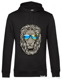 Hoodie barbat cu gluga King of Summer Negru