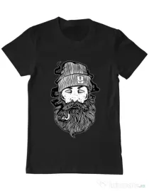 Tricou ADLER barbat Sailor Man Negru